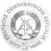 DDR 1979 5 Mark Gedenkmünze Albert Einstein