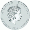 Lunar II Silbermünze Australien Affe 2 Unzen 2016 Perth Mint