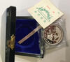 China Panda 1 Unze 1990 PP Silberpanda Coin Show Munich