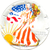 American Silber Eagle 1 Unze Farb Season
