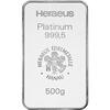 Platinbarren 500 Gramm Heraeus Umicore Degussa kaufen und verkaufen