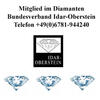 Diamant & Brillant 0,20 Carat mit Zertifikat (Farbe Schliff Form)