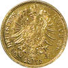 10 Mark Kaiserreich 1873 Mecklenburg Strelitz Jaeger 235 Friedrich Wilhelm