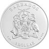Barbados Caribbean 1 Unze Silber Seepferdchen 2023