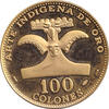 Costa Rica 100 Colones Goldmünze