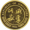 1/10 Unze Singapur 10 Singold Lunar Tiger 1986
