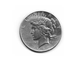 American Silber Peace Dollar USA historische Silbermünze