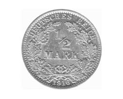 1/2 Reichsmark MIX Silbermünzen Deutsches Kaiserreich