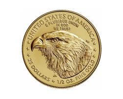 American Eagle Gold 1/2 Unze 2021 neues Motiv