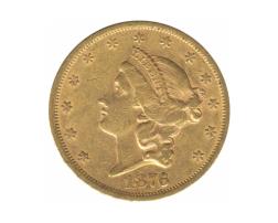20 Dollar American Liberty Head 1876