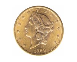 20 Dollar American Liberty Head 1898