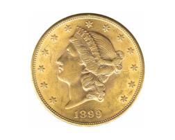 20 Dollar American Liberty Head 1899