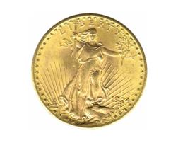 American Double Eagle Saint Gaudens 1924