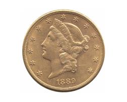 20 Dollar American Liberty Head 1889