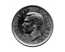 Canada Silber Gedenkmünze 1 Dollar 1949