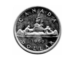 Canada Silber Gedenkmünze 1 Dollar Jubiläum 1963