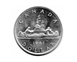 Canada Silber Gedenkmünze 1 Dollar Quebec 1962