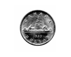 Canada Silber Gedenkmünze 1 Dollar 1935