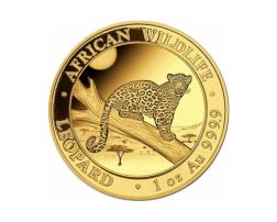 Somalia Leopard Goldmünze 2021