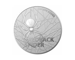 Australian Dangerous Red Back Spider 1 Unze Silbermünze 2020