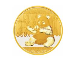 China Panda 2017 Goldpanda 500 Yuan