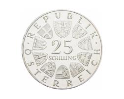 25 Schilling Silbermünzen Österreich