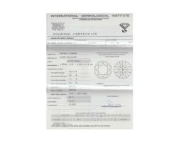 Diamant und Brillant 0,175 Carat mit Zertifikat IGI 1I50538