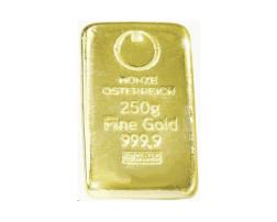 Goldbarren 250 Gramm Münze Österreich