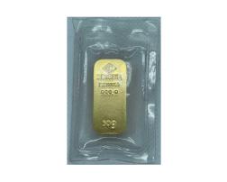 Goldbarren 50 Gramm Degussa Sargform