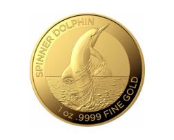 Australien Spinner Dolphin RAM 1 Unze Gold 2020