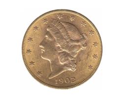 20 Dollar American Liberty Head 1902