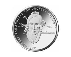 20 Euro Silber Gedenkmünze PP 2022 Annette von Droste Hülshoff