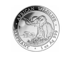 Somalia Elefant 1 Kilo Silber 2018