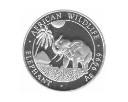 Somalia Elefant 5 Unzen Silber 2017