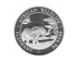 Somalia Elefant 2 Unzen Silber 2019