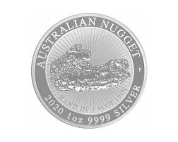 Australian Nugget Silber 1 Unze 2020 Hand of Faith