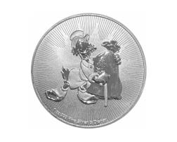 Disney Silbermünzen Dagobert Scrooge McDuck 2018 1 Unze
