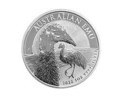 Australien Emu 1 Unze Silber 2022