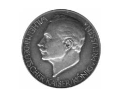 Preussen Wilhelm II Silber Taler Medaille 1914