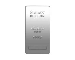 Silberbarren 1000 Gramm Niue Stone X