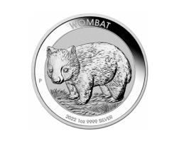 Australian Wombat 1 Unze Silbermünze 2022