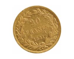 20 Franc Ludwig Philippe Goldmünze 1831