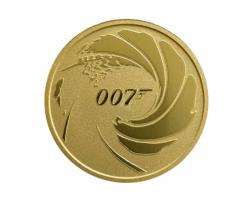 1 Unze 007 James Bond Goldmünze 2020 Tuvalu