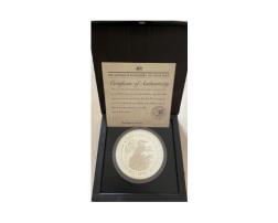 Kookaburra 10 Unzen PP Silbermünze Proof Perth Mint 1991