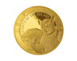 Höhlenbär 1 Unze Gold 2020 Giganten der Eiszeit