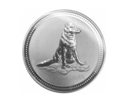 Australien Kilomünze Lunar I 1 Kilo Silbermünze Hund 2006