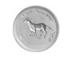 1 Kilo Silber Pferd 2002 Lunar I
