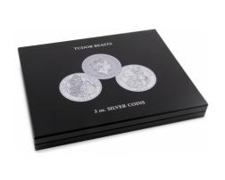 Münzkassette Tudor Beasts Silbermünzen