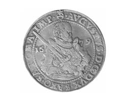 Sachsen Silber Taler August 1579