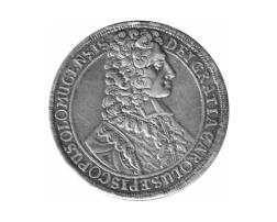 Lothringen Silber Taler Olmütz Karl III 1707 